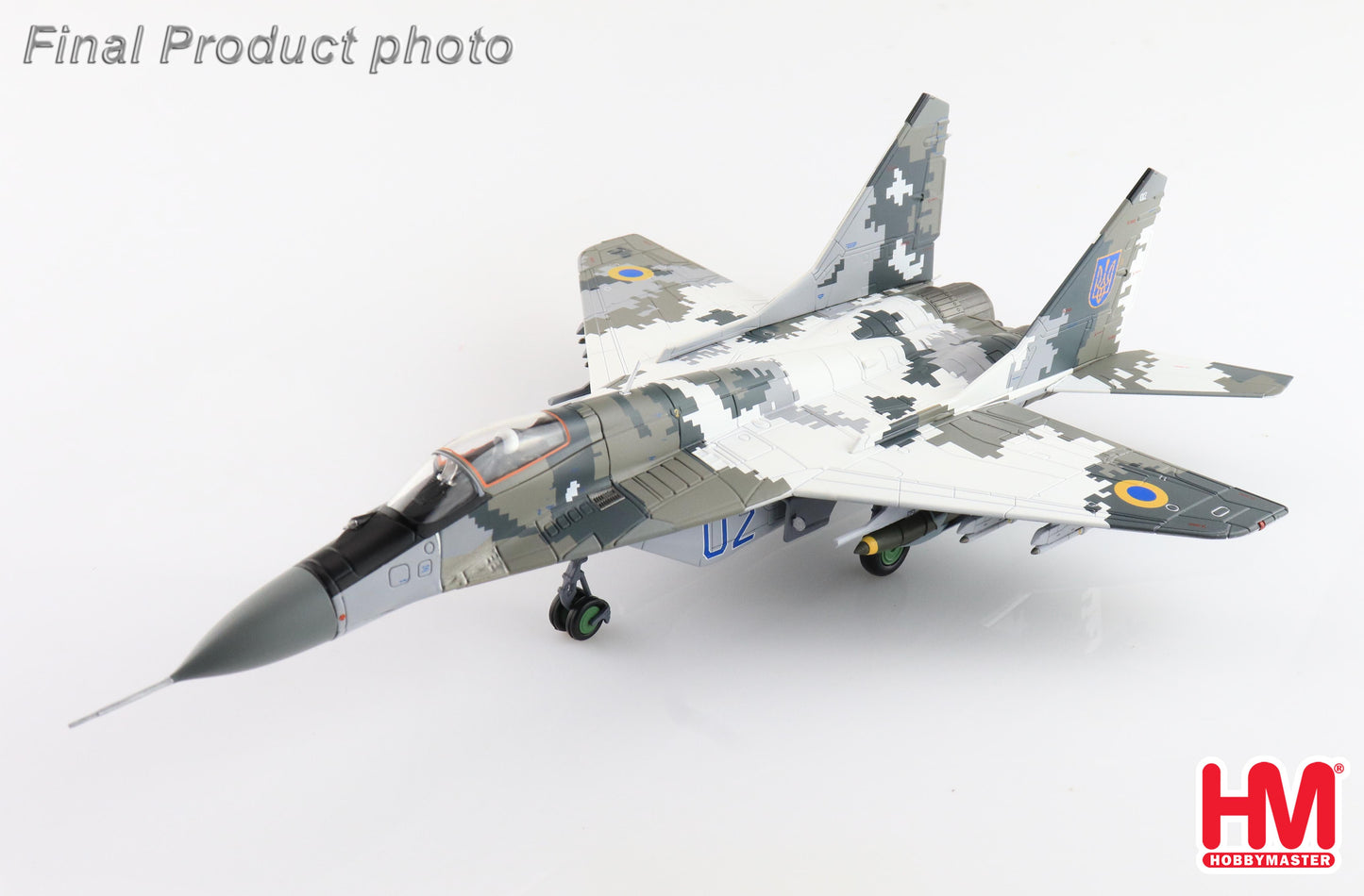 1/72 MiG-29 9-13 "Fulcrum C" Bort 02 Ukrainian Air Force (with 2 x JDAM-ER 2 x AGM-88)