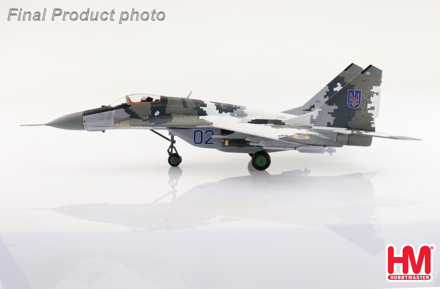 1/72 MiG-29 9-13 "Fulcrum C" Bort 02 Ukrainian Air Force (with 2 x JDAM-ER 2 x AGM-88)