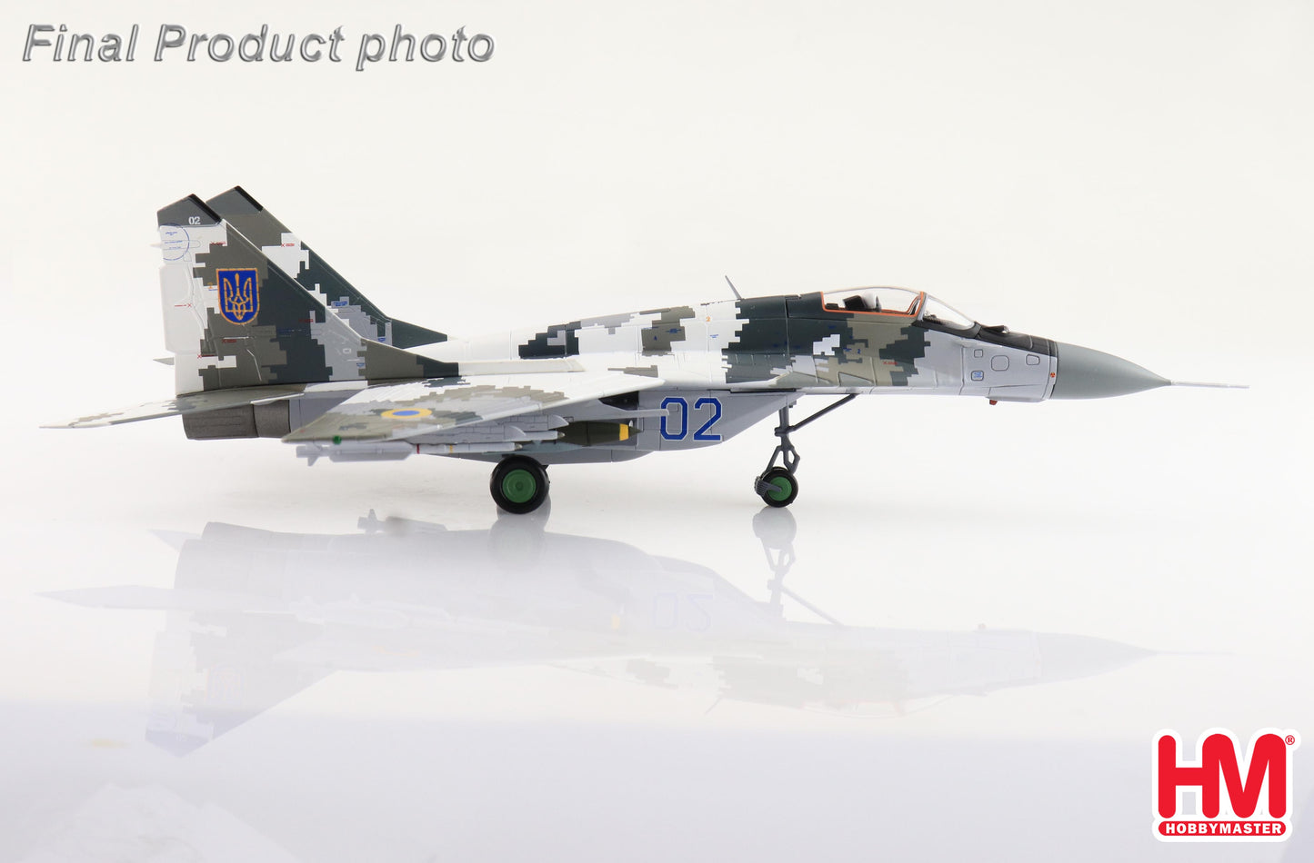 1/72 MiG-29 9-13 "Fulcrum C" Bort 02 Ukrainian Air Force (with 2 x JDAM-ER 2 x AGM-88)