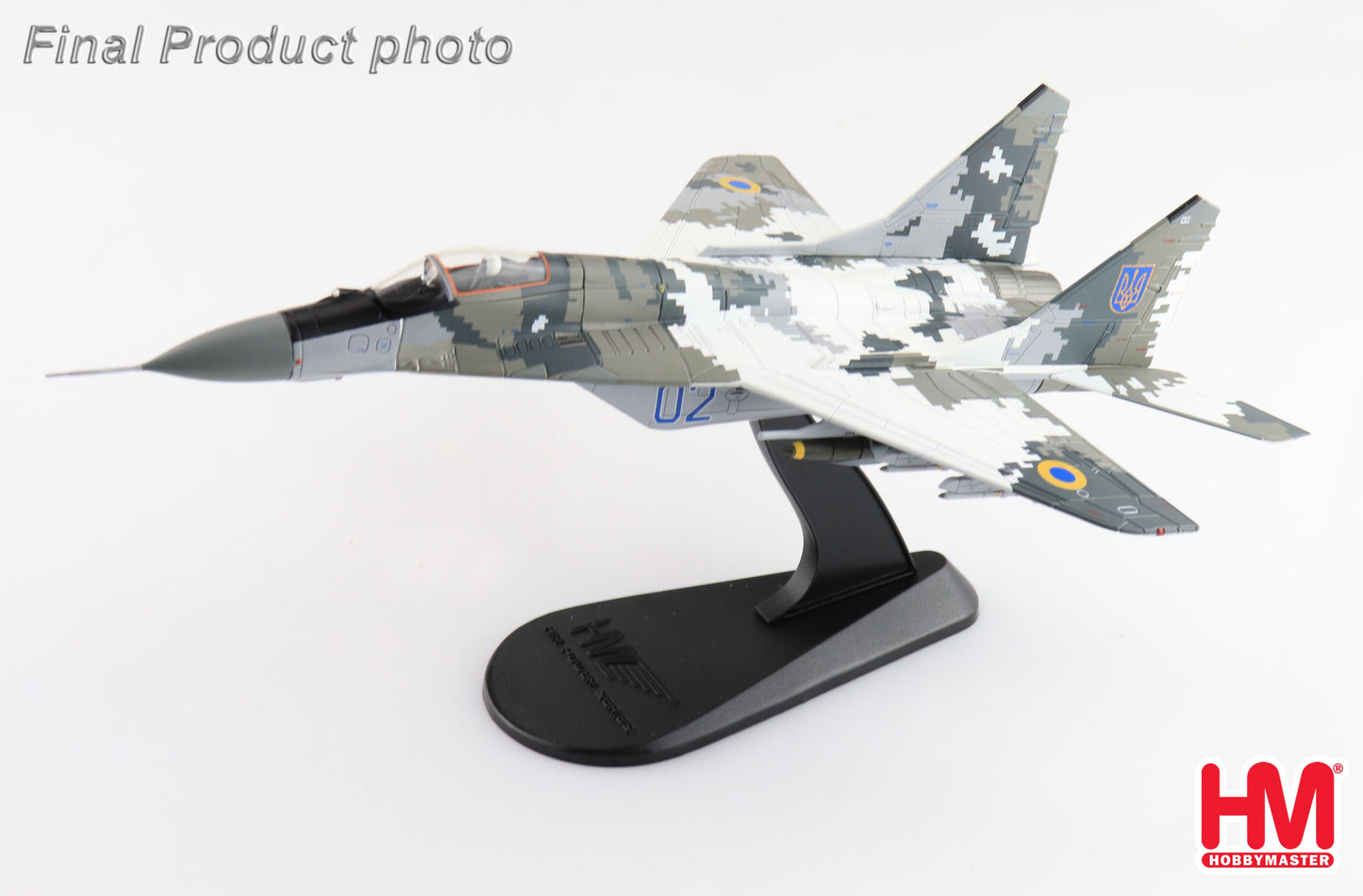1/72 MiG-29 9-13 "Fulcrum C" Bort 02 Ukrainian Air Force (with 2 x JDAM-ER 2 x AGM-88)