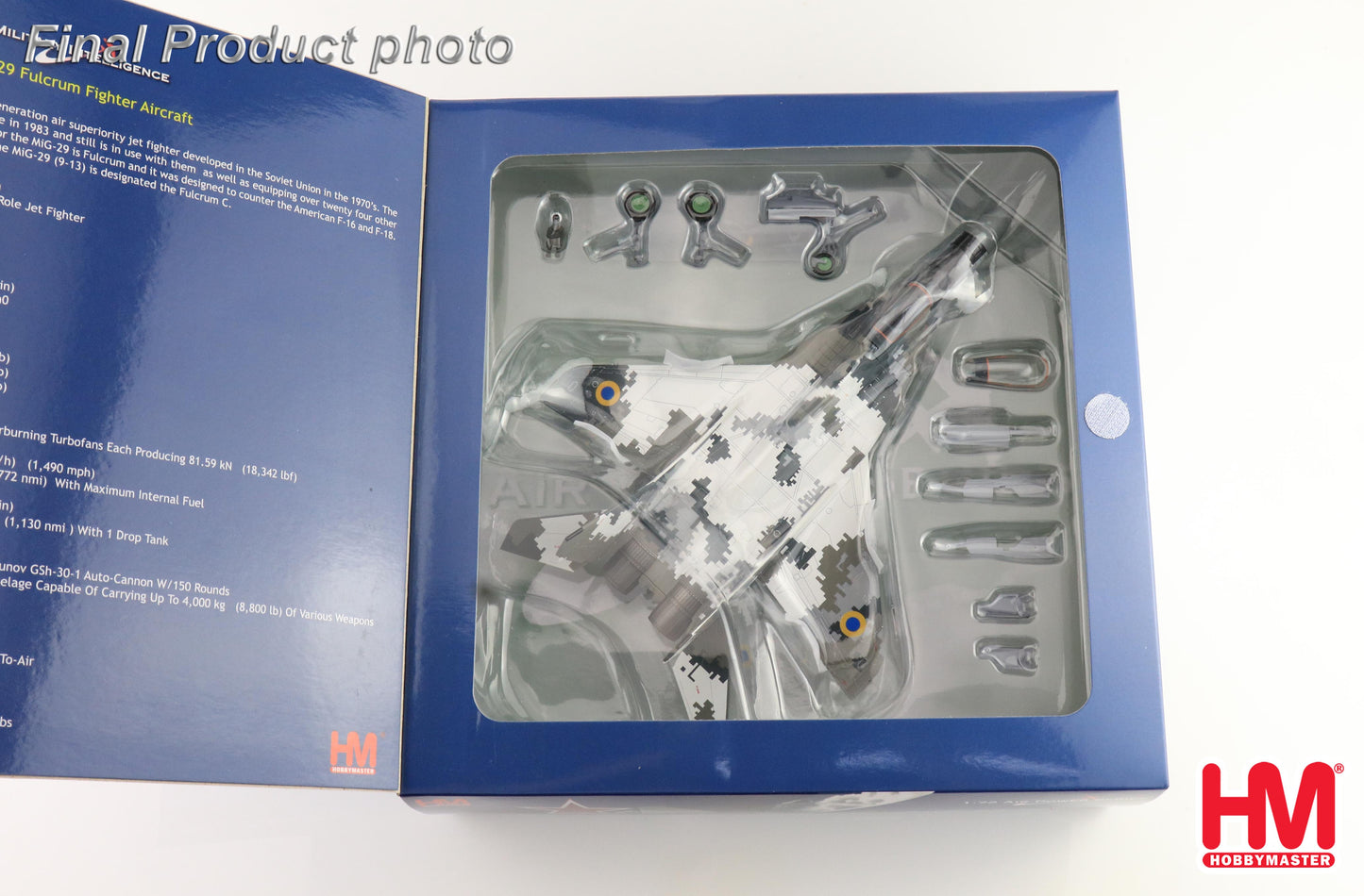1/72 MiG-29 9-13 "Fulcrum C" Bort 02 Ukrainian Air Force (with 2 x JDAM-ER 2 x AGM-88)