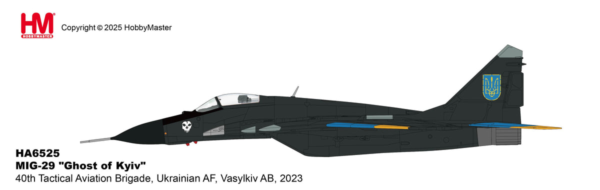 1/72 MiG-29 "Ghost of Kyiv" 40th Tactical Aviation Brigade Ukrainian AF Vasylkiv AB 2023