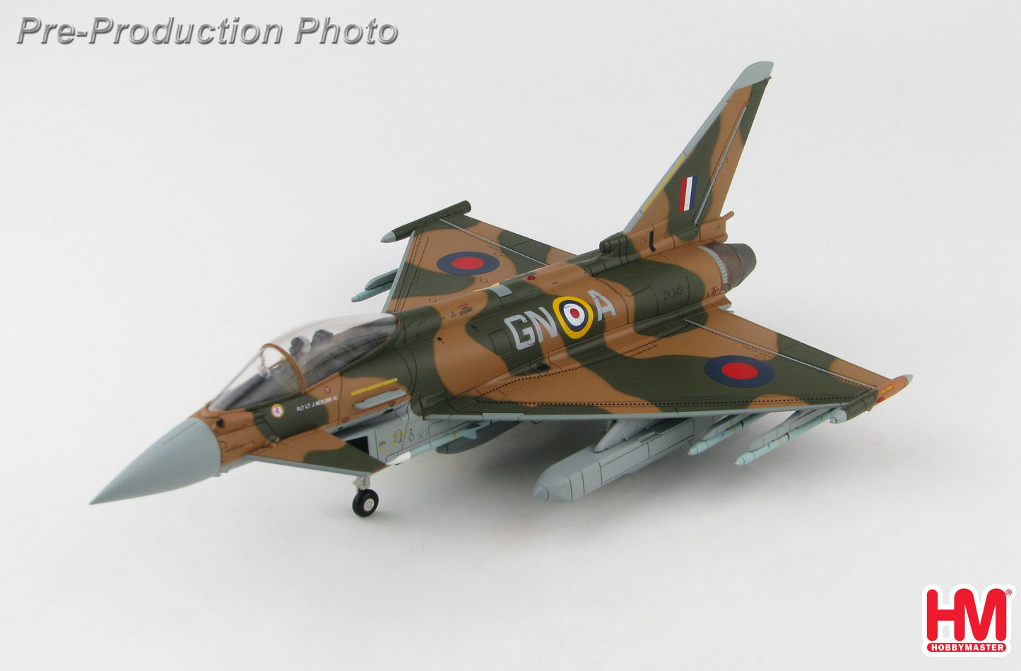 1/72 Eurofighter "Battle of Britain 75th Anniversary" ZK349 RAF 2015 (Full Loaded Version)