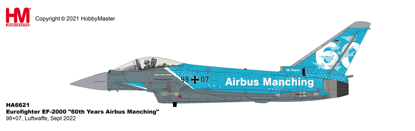 1/72 Eurofighter EF-2000 "60 Years Airbus Manching" 98+07 Luftwaffe September 2022