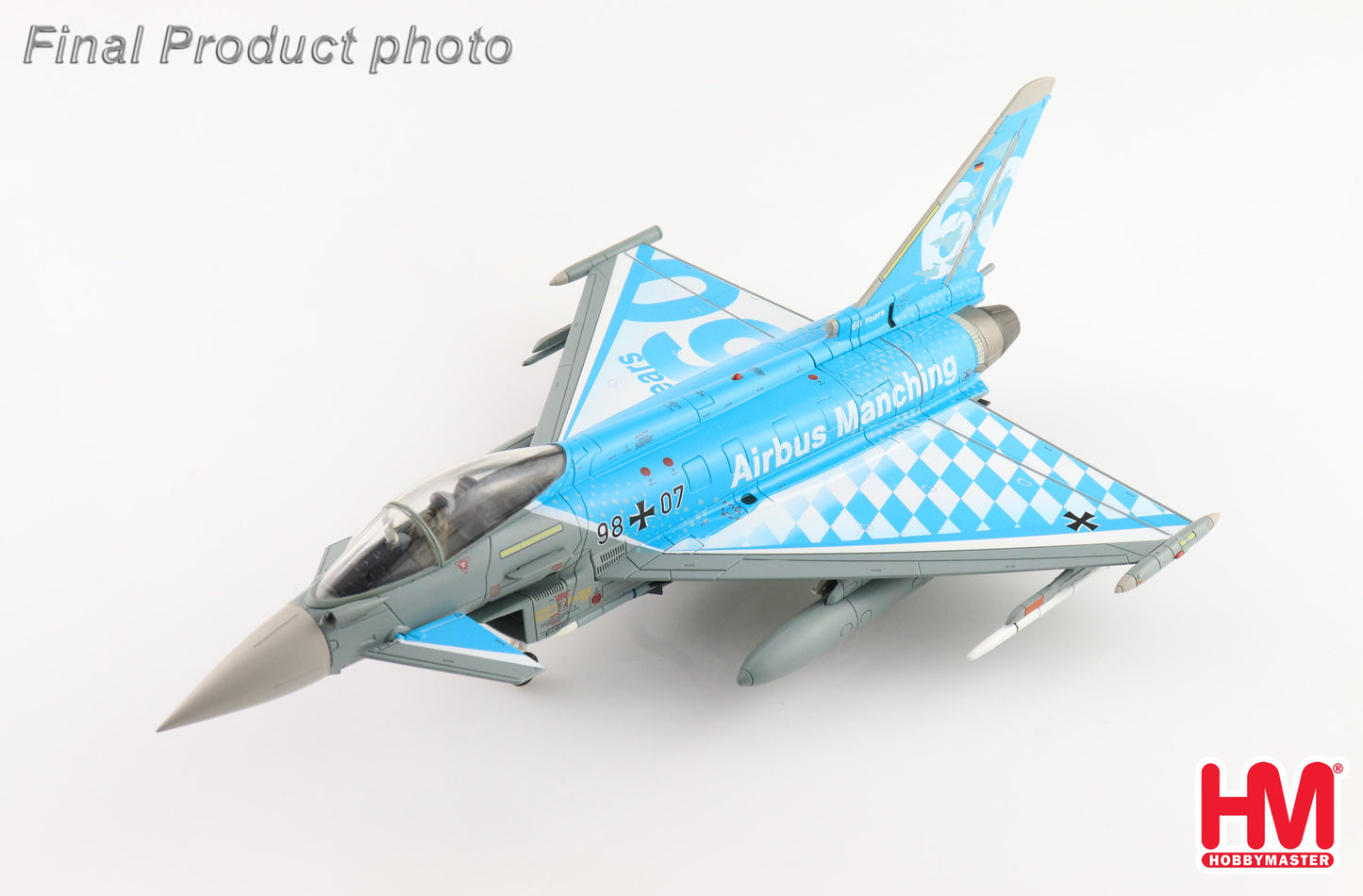 1/72 Eurofighter EF-2000 "60 Years Airbus Manching" 98+07 Luftwaffe September 2022