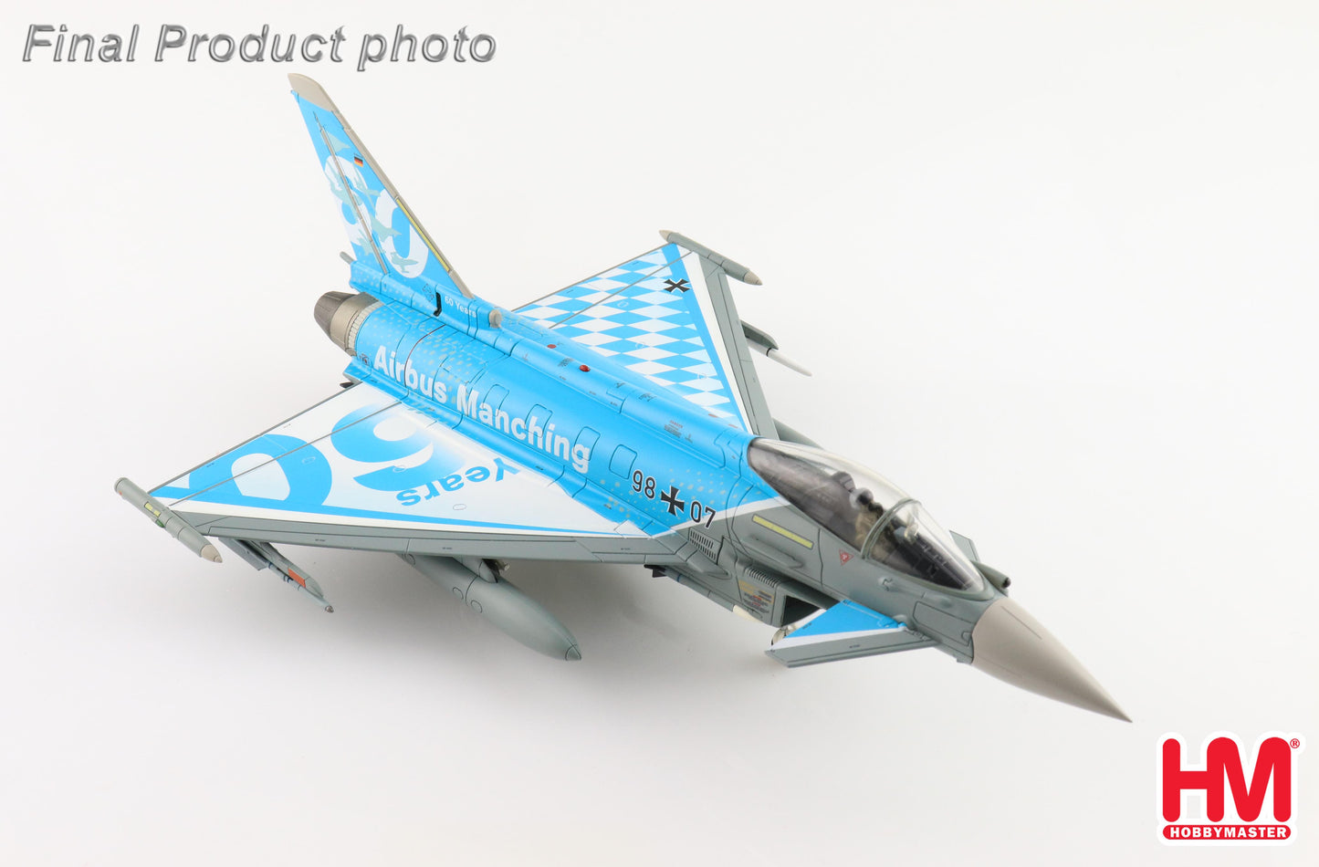 1/72 Eurofighter EF-2000 "60 Years Airbus Manching" 98+07 Luftwaffe September 2022