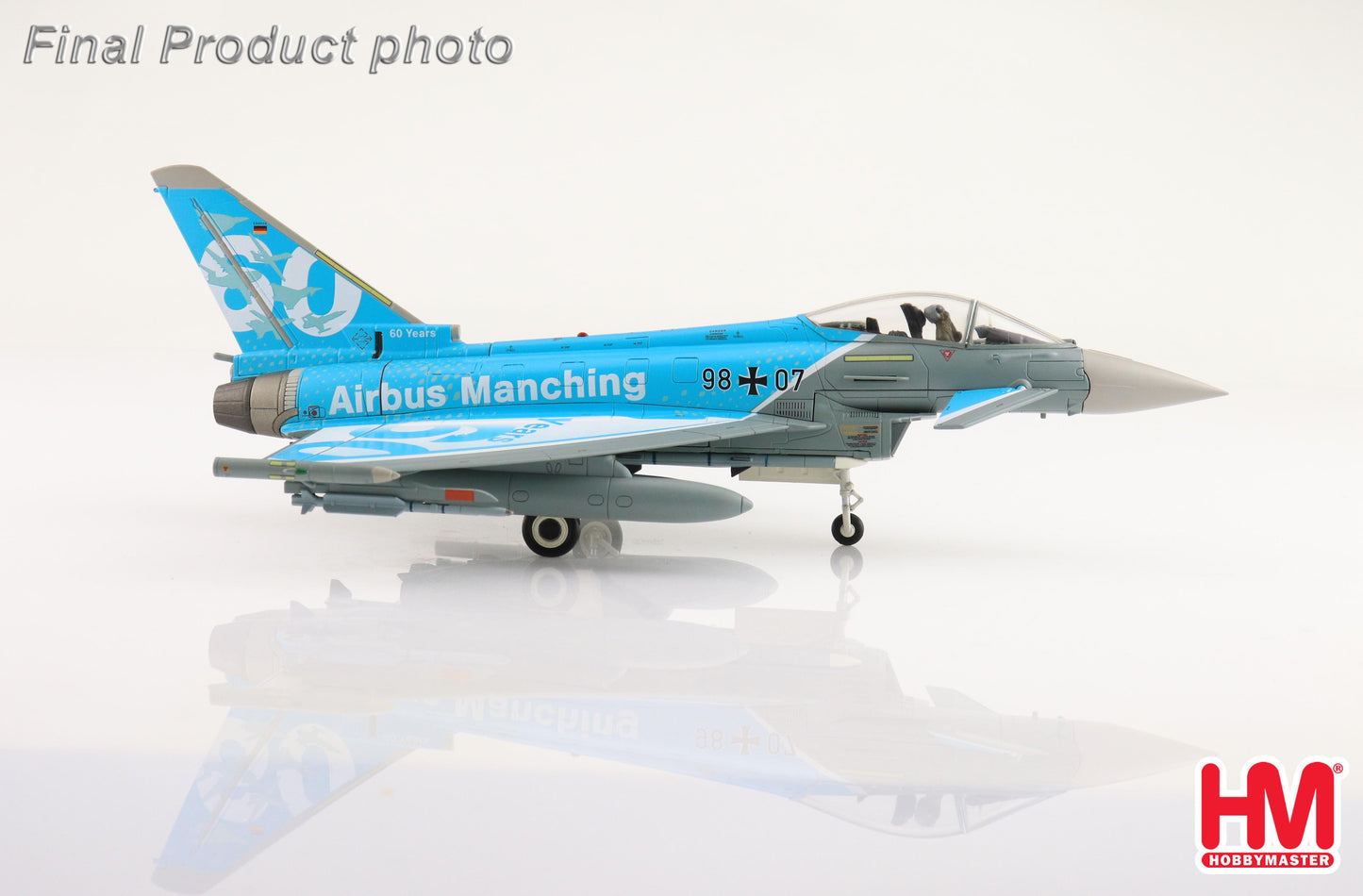 1/72 Eurofighter EF-2000 "60 Years Airbus Manching" 98+07 Luftwaffe September 2022