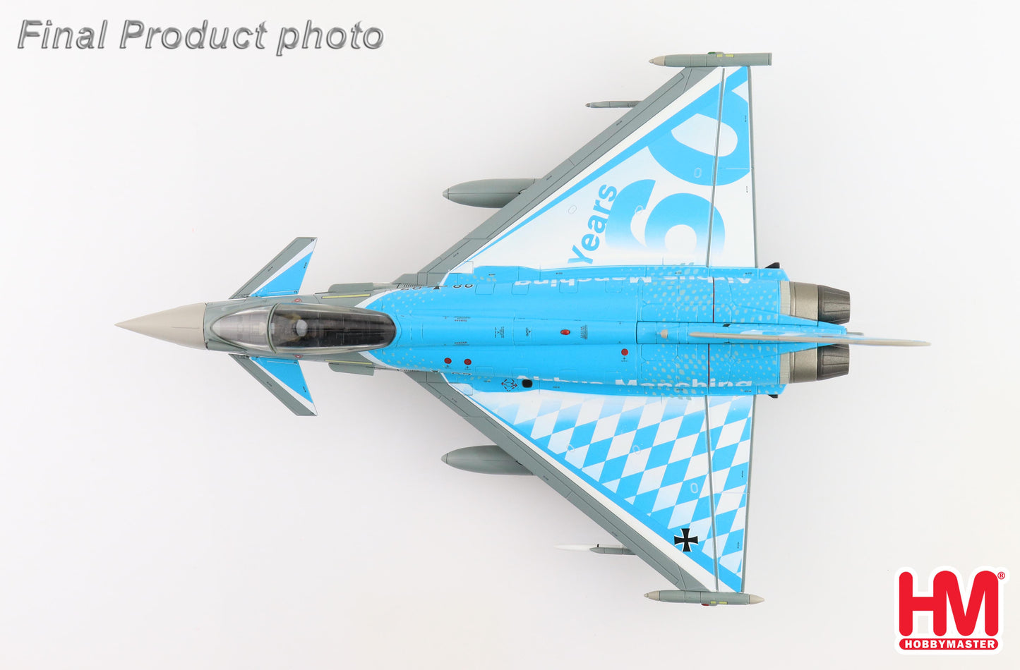 1/72 Eurofighter EF-2000 "60 Years Airbus Manching" 98+07 Luftwaffe September 2022