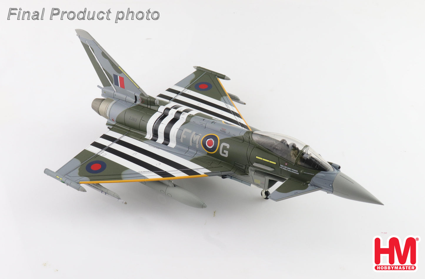 1/72 Eurofighter Typhoon FGR4 ZJ913/FM-G RAF 2024 (with 2 x ASRAAM 4 x AIM-120 3 x Fuel Tank)