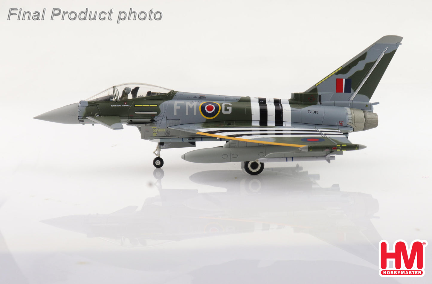 1/72 Eurofighter Typhoon FGR4 ZJ913/FM-G RAF 2024 (with 2 x ASRAAM 4 x AIM-120 3 x Fuel Tank)
