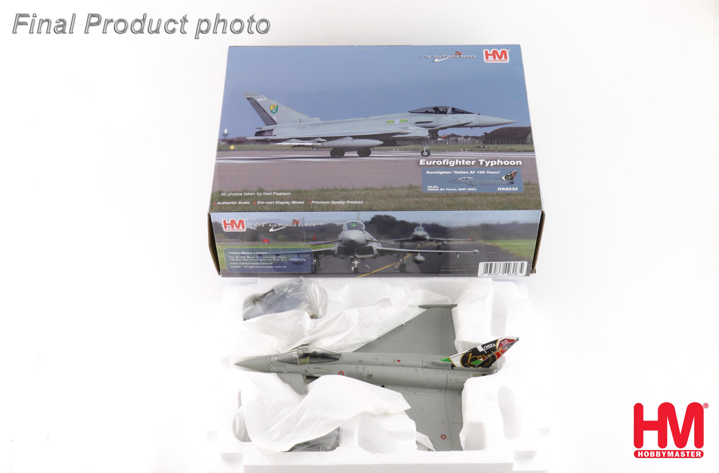 1/72 Eurofighter "Italian AF 100 Years" 36-55 Italian Air Force RIAT 2023
