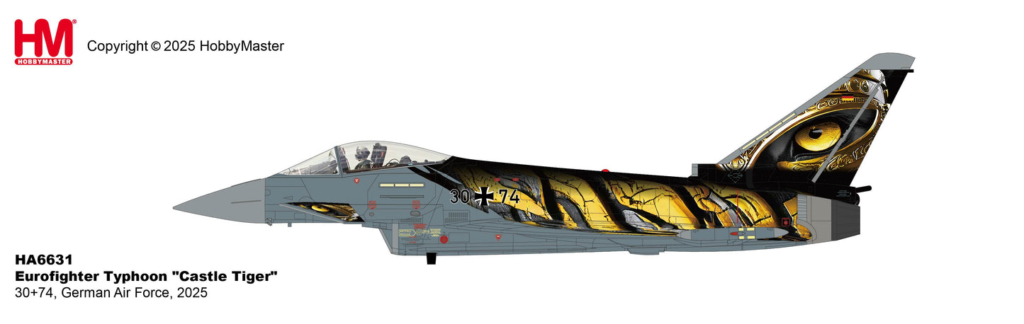 1/72 Eurofighter Typhoon "Castle Tiger" 30+74 German Air Force 2025