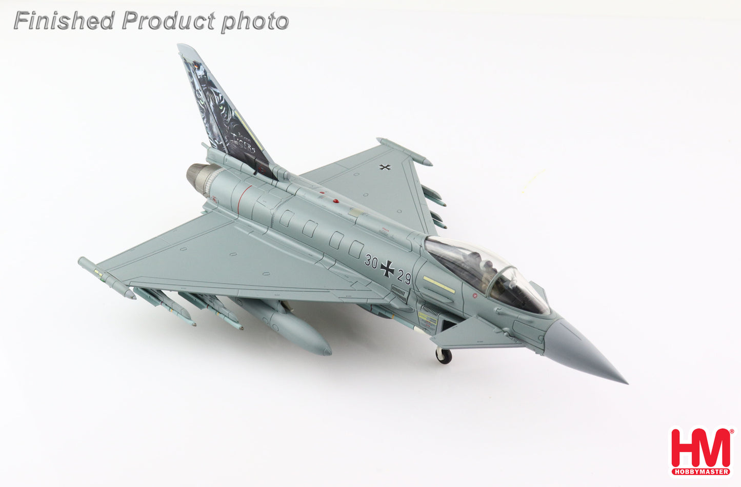 1/72 Eurofighter EF-2000 Typhoon Luftwaffe "Bavarian Tigers" 30+29 JG 74 Neurburg Air Base 2013