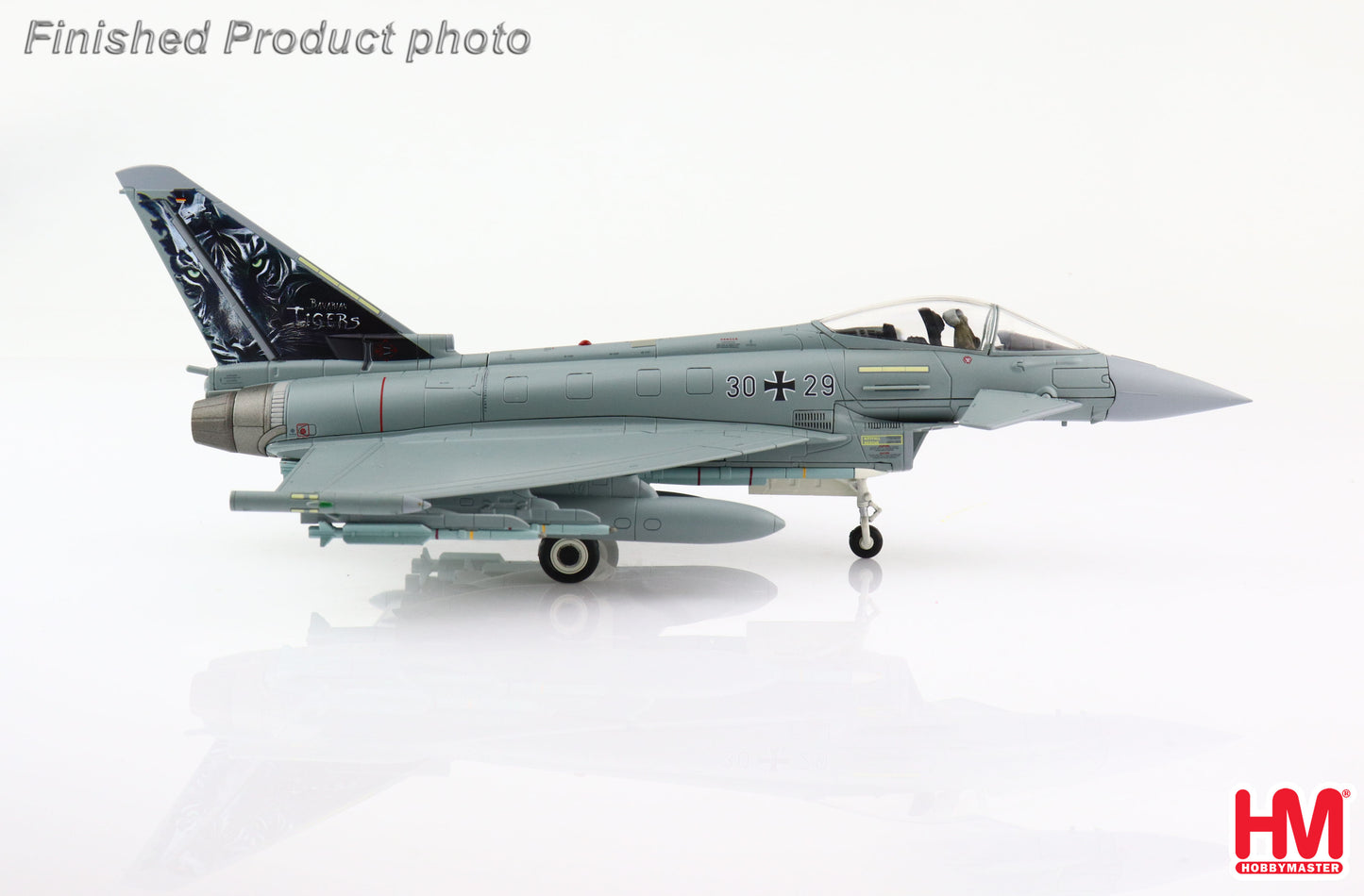 1/72 Eurofighter EF-2000 Typhoon Luftwaffe "Bavarian Tigers" 30+29 JG 74 Neurburg Air Base 2013