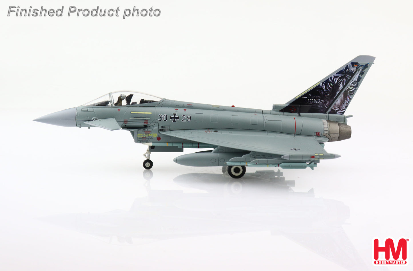 1/72 Eurofighter EF-2000 Typhoon Luftwaffe "Bavarian Tigers" 30+29 JG 74 Neurburg Air Base 2013
