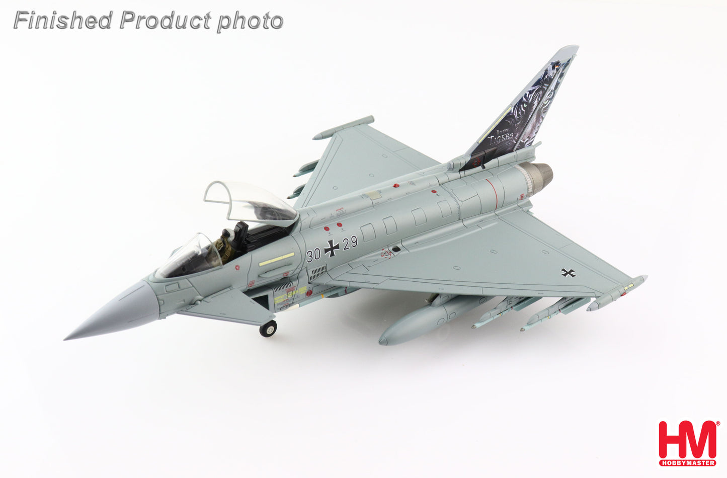 1/72 Eurofighter EF-2000 Typhoon Luftwaffe "Bavarian Tigers" 30+29 JG 74 Neurburg Air Base 2013