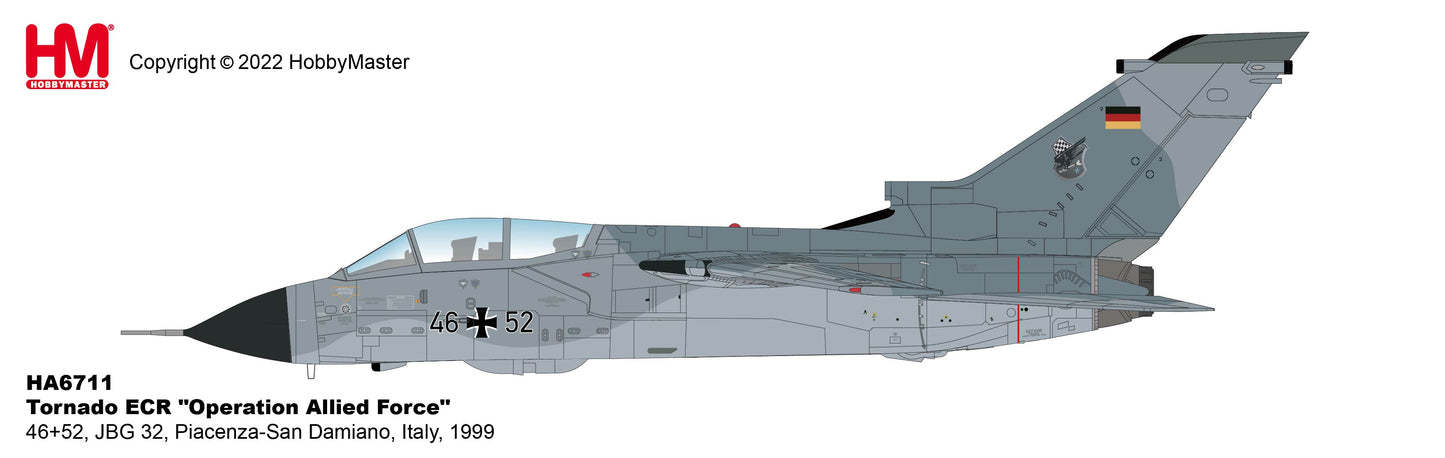 1/72 Tornado ECR "Operation Allied Force" 46+52 JBG 32 Piacenza-San Damiano Italy 1999