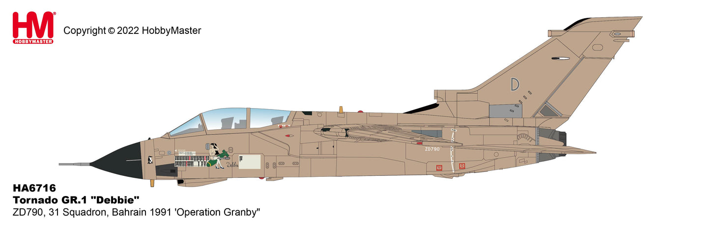 1/72 Tornado GR.1 "Debbie" ZD790 31 Squadron Bahrain 1991 "Operation Granby"