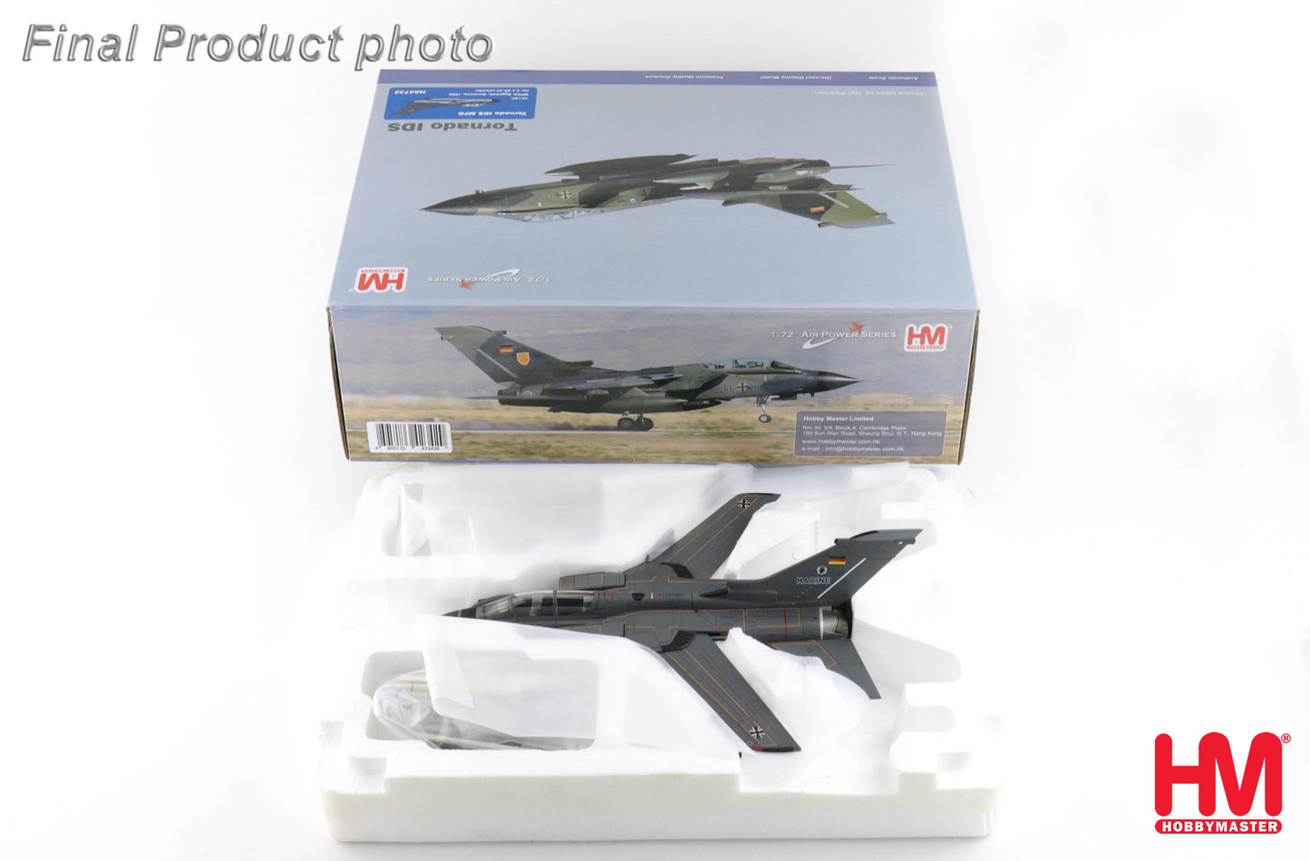 1/72 Tornado IDS MFG 43+87 MFG2 Eggebek Germany 1996 (with 2 x AS.34 Missile)