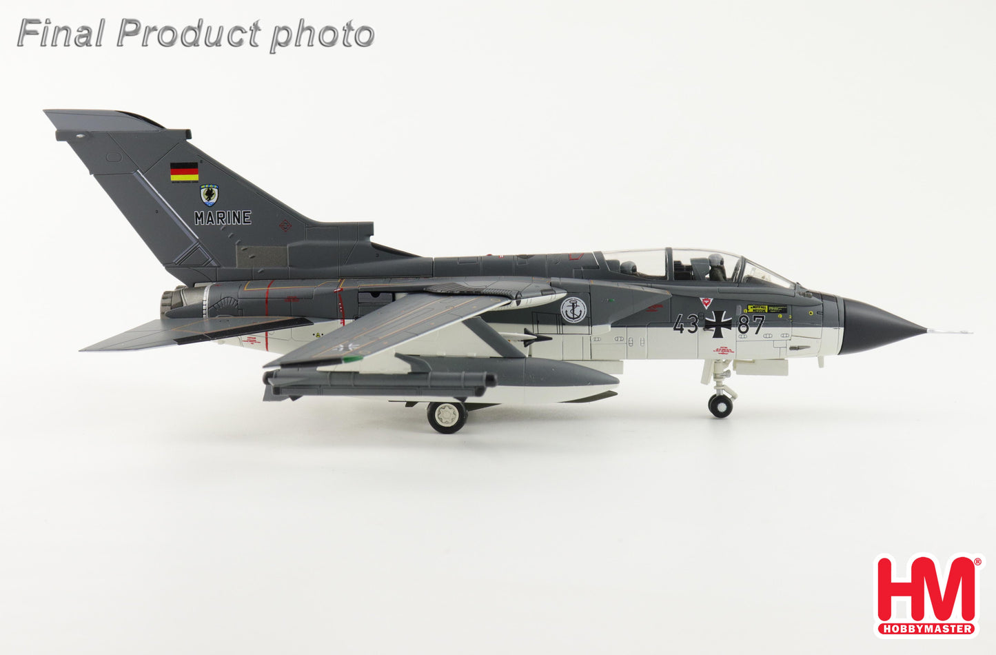 1/72 Tornado IDS MFG 43+87 MFG2 Eggebek Germany 1996 (with 2 x AS.34 Missile)