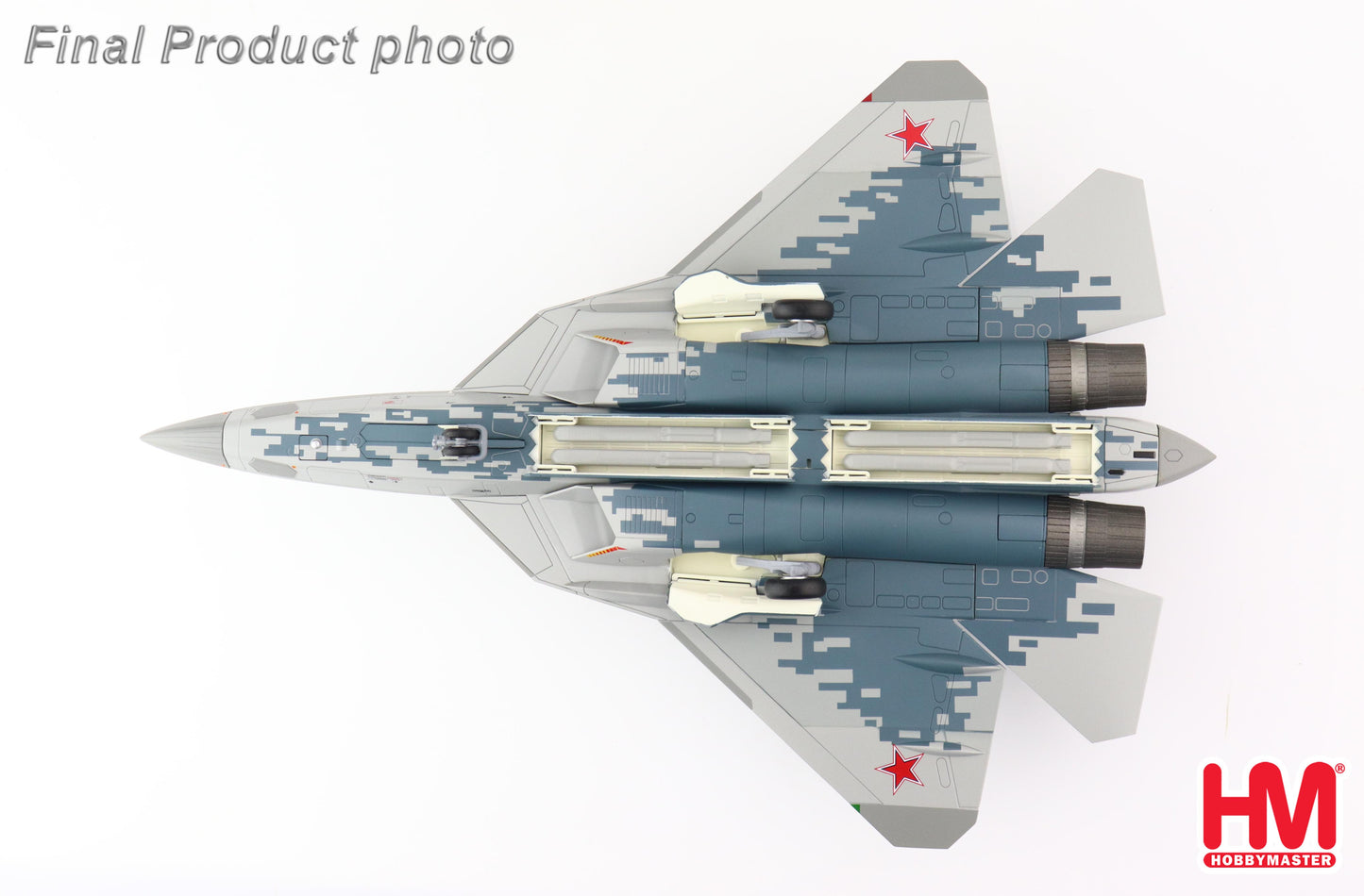 1/72 Su-57 Stealth Fighter Red 52 Russian Air Force 2022 (with 4 x KH-59MK2 Missiles)