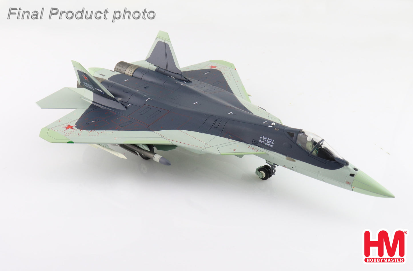 1/72 Su-57 Stealth Fighter (T-50) Bort 56 Russian Air Force Zhukovsky Airfield 2023 (with KH-31 Missiles)