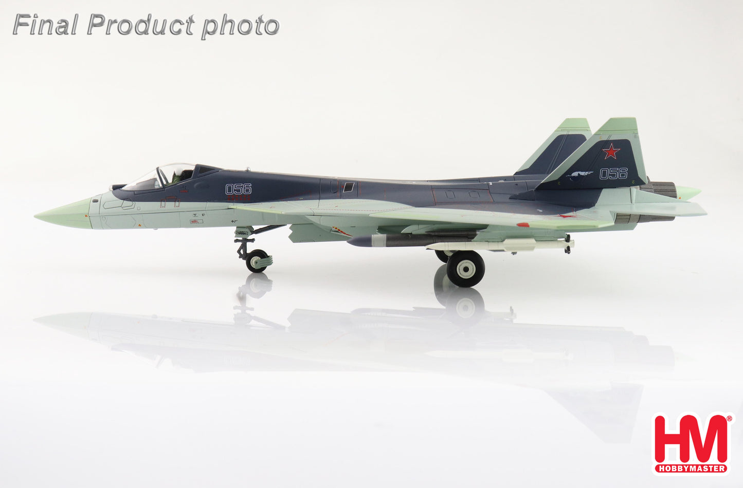 1/72 Su-57 Stealth Fighter (T-50) Bort 56 Russian Air Force Zhukovsky Airfield 2023 (with KH-31 Missiles)