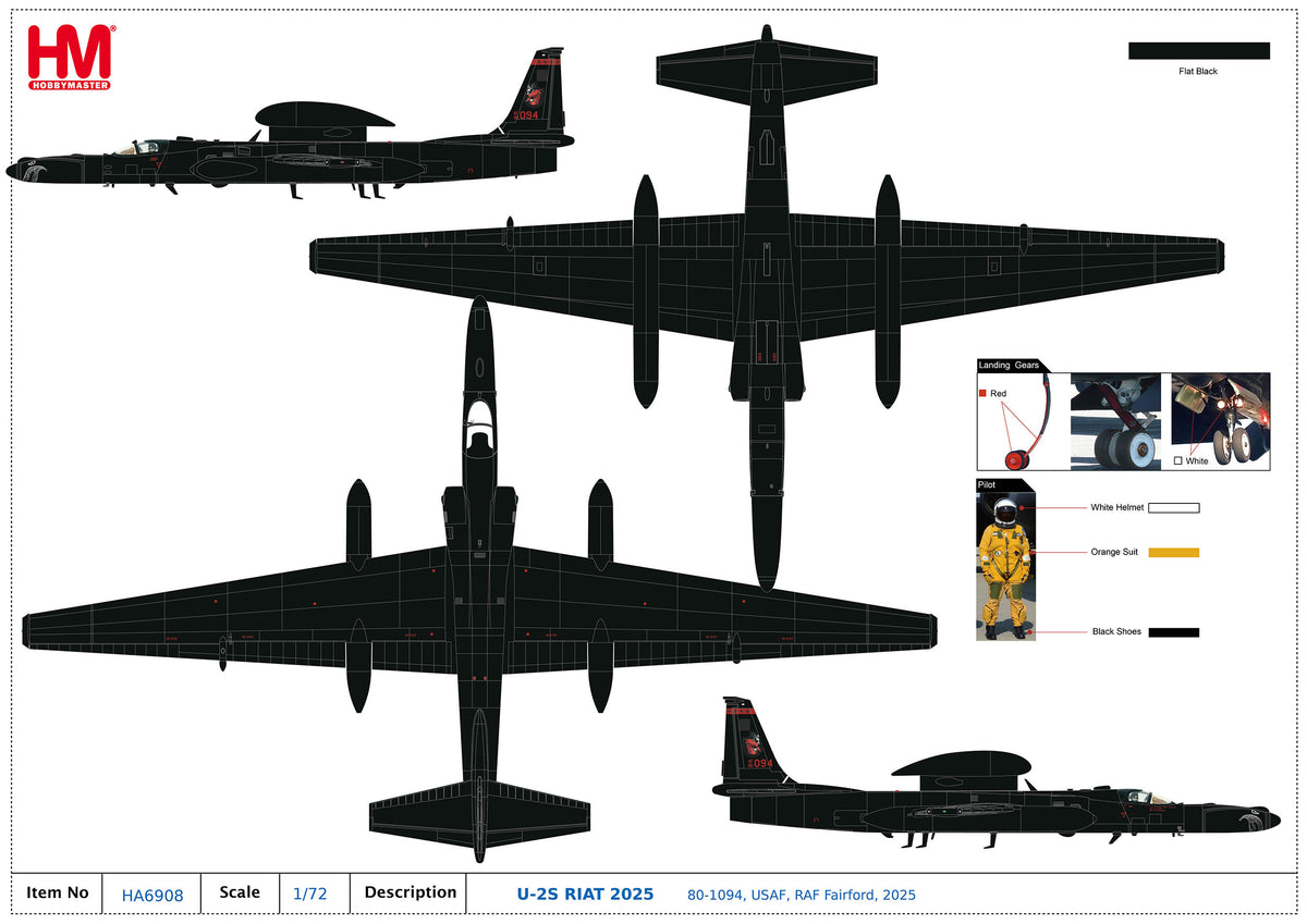 1/72 U-2S RIAT 2025 80-1094 USAF RAF Fairford 2025