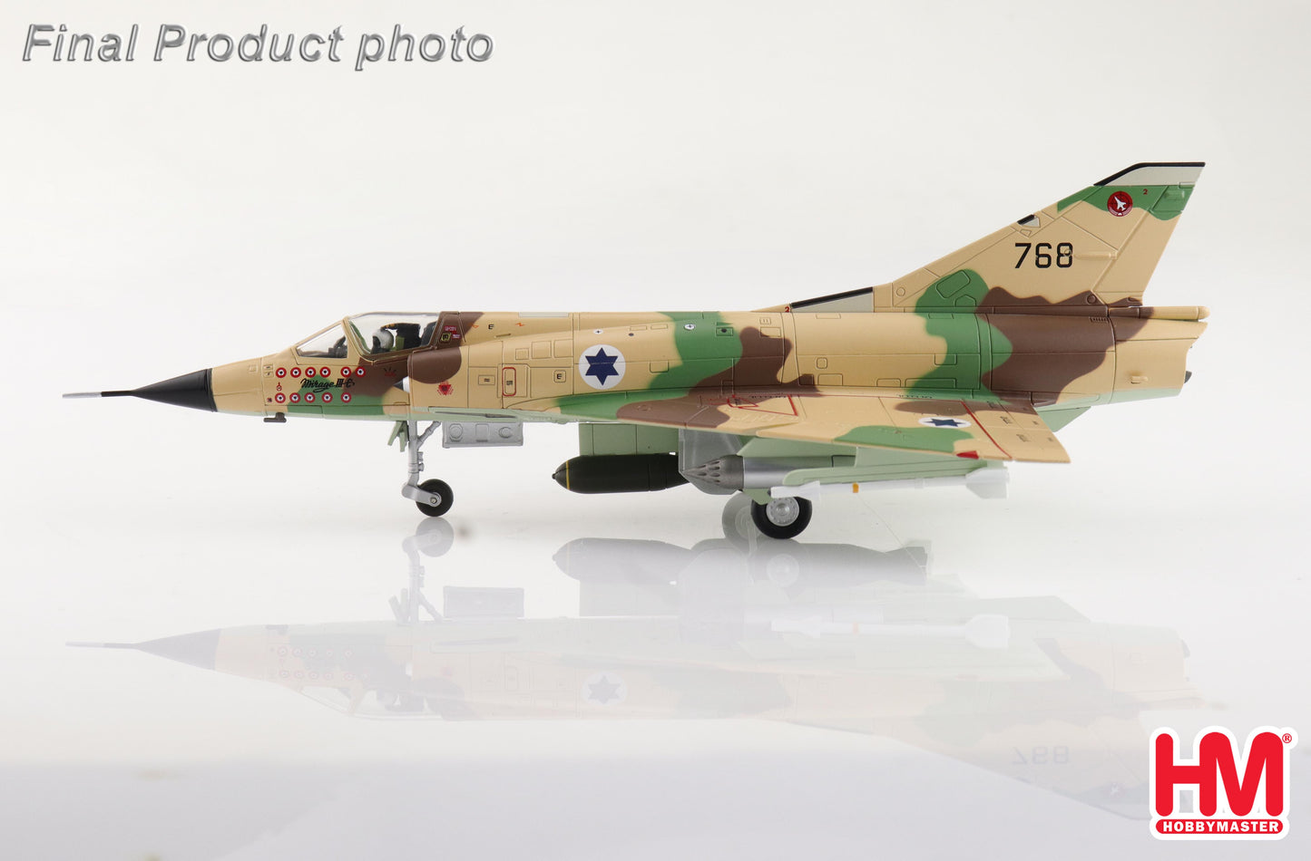 1/72 Mirage IIICJ 768 The "First Jet" Squadron Ramat David AB Dec 1970