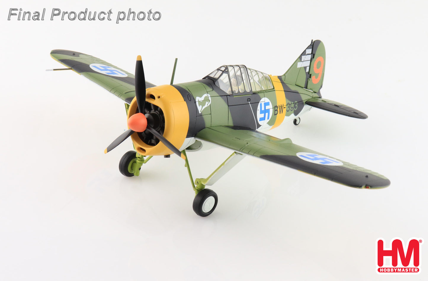 1/48 Brewster Model 239 "Buffalo" BW393 3/LeLv 24 flown by 1st Lt Hans Wind Finnish Air Force March 1944