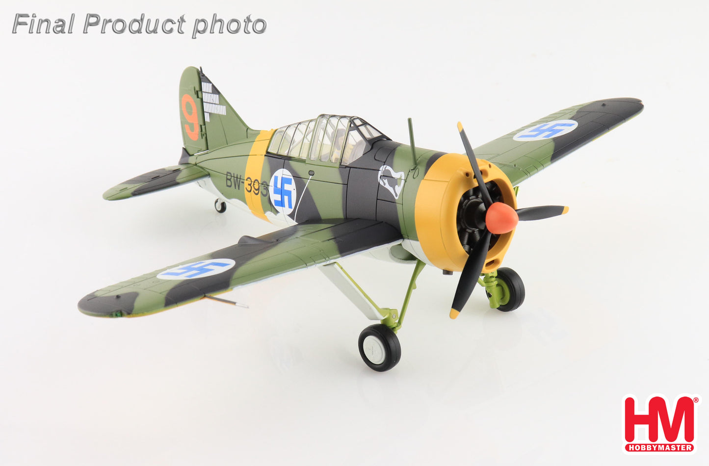 1/48 Brewster Model 239 "Buffalo" BW393 3/LeLv 24 flown by 1st Lt Hans Wind Finnish Air Force March 1944