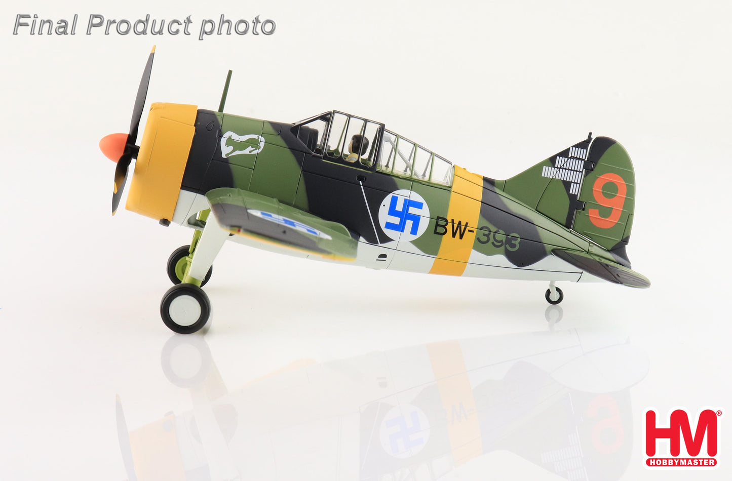 1/48 Brewster Model 239 "Buffalo" BW393 3/LeLv 24 flown by 1st Lt Hans Wind Finnish Air Force March 1944