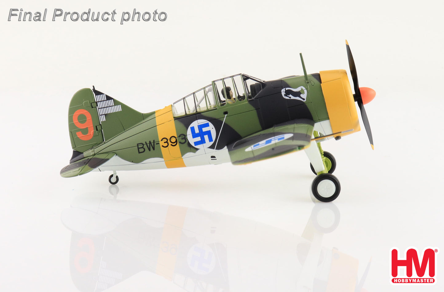 1/48 Brewster Model 239 "Buffalo" BW393 3/LeLv 24 flown by 1st Lt Hans Wind Finnish Air Force March 1944