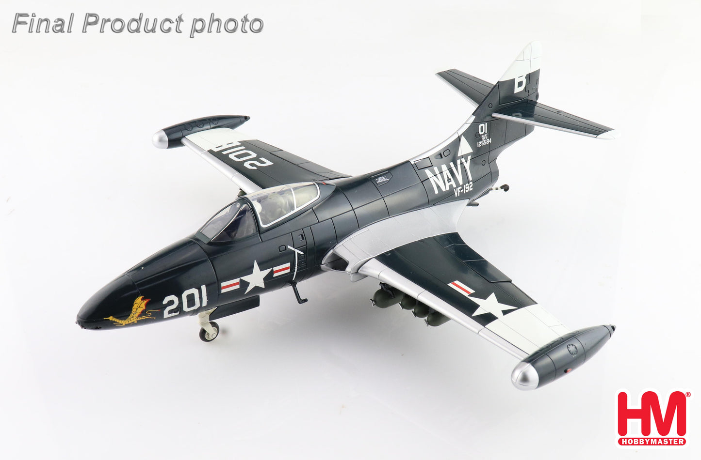 1/48 F9F-5 Panther 201/125584 VF-192 "Golden Dragon" USS Oriskany