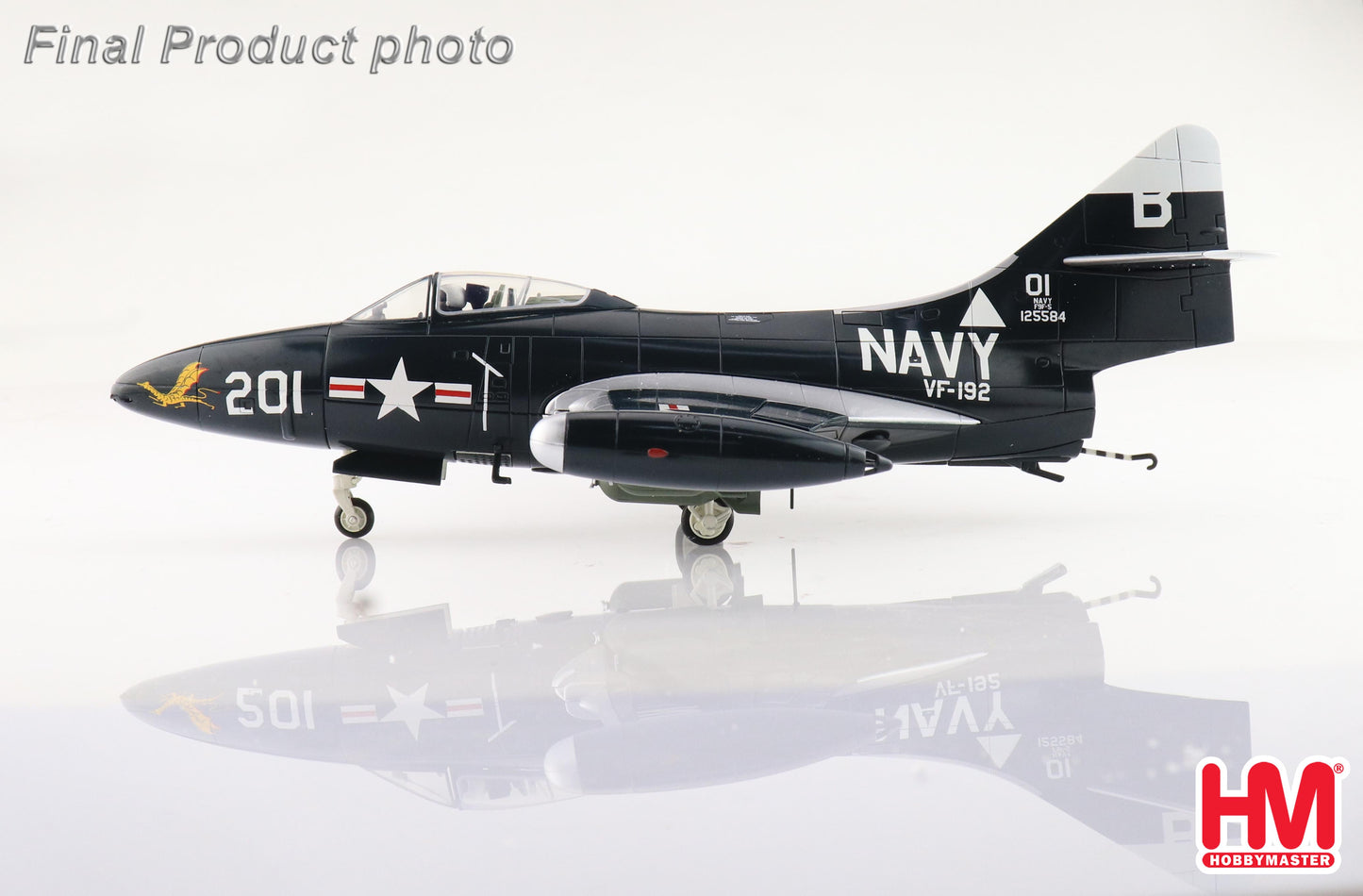 1/48 F9F-5 Panther 201/125584 VF-192 "Golden Dragon" USS Oriskany