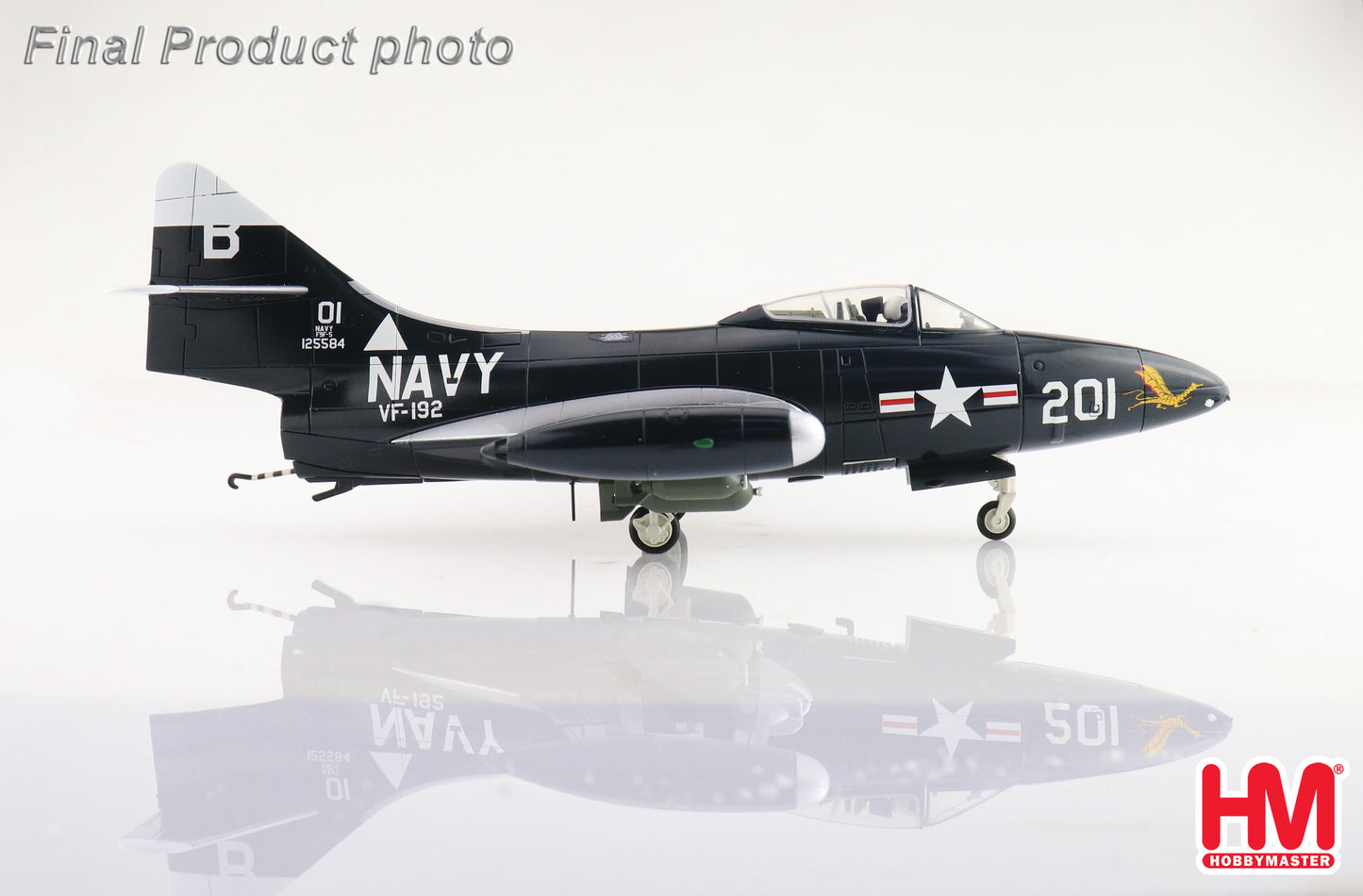 1/48 F9F-5 Panther 201/125584 VF-192 "Golden Dragon" USS Oriskany