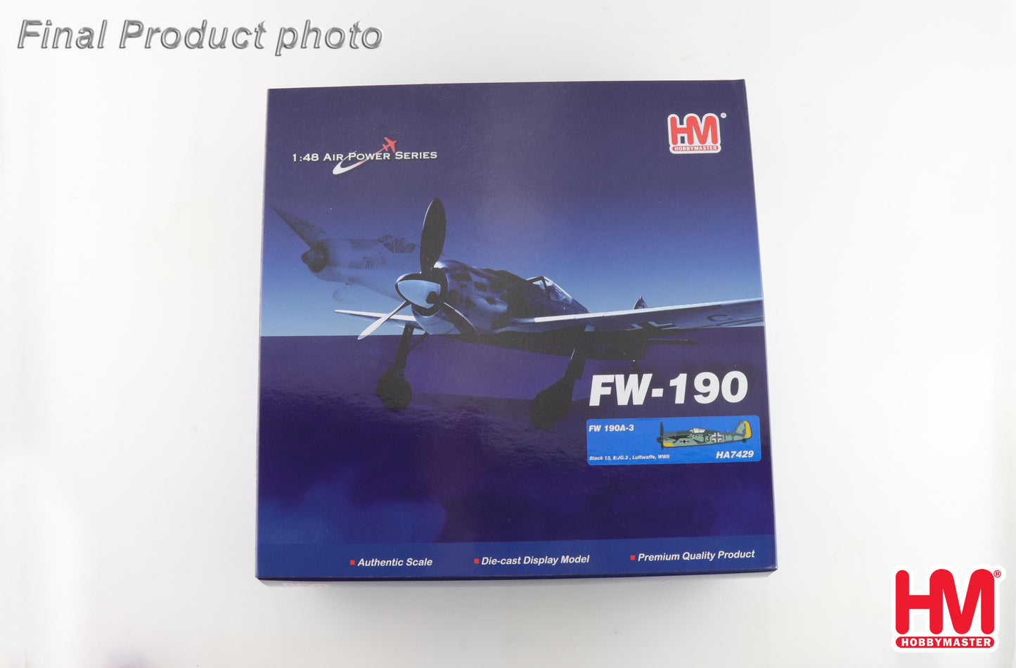 1/48 Fw-190A-3 Black 13 8/JG.2 Luftwaffe WWII