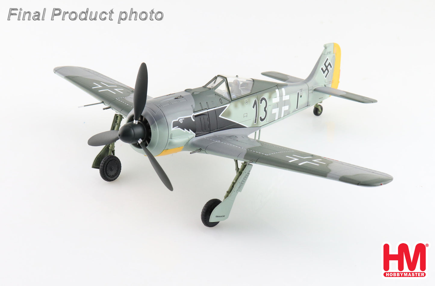 1/48 Fw-190A-3 Black 13 8/JG.2 Luftwaffe WWII