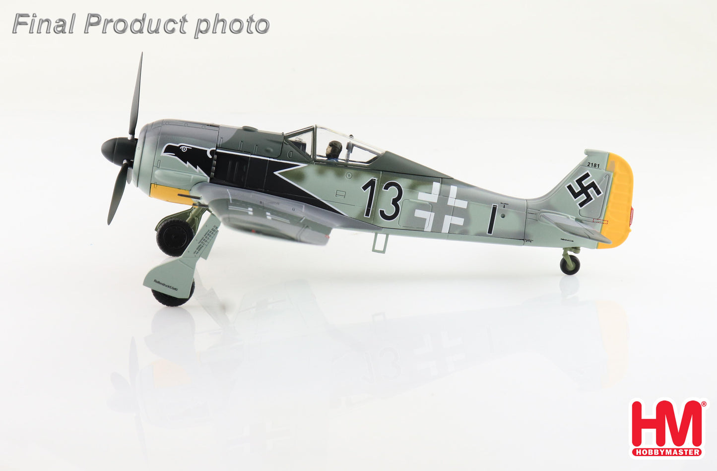 1/48 Fw-190A-3 Black 13 8/JG.2 Luftwaffe WWII