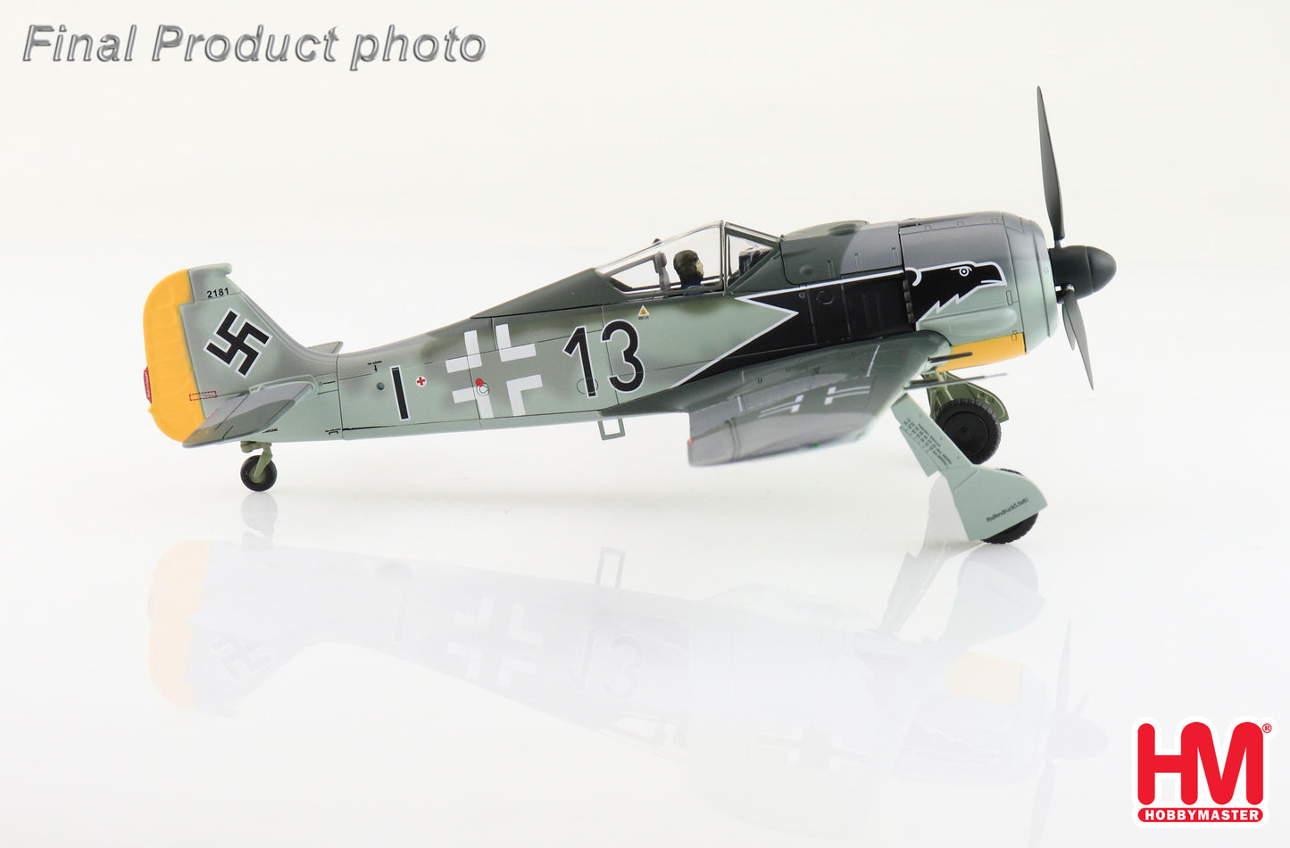 1/48 Fw-190A-3 Black 13 8/JG.2 Luftwaffe WWII