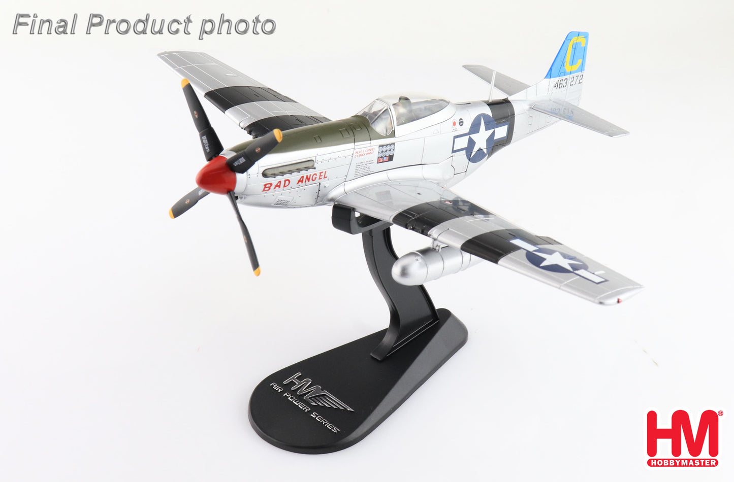 1/48 P-51D Mustang "Bad Angel" flown by Lt. Louis E. Curdes 4th FS 3rd ACG Laoag 1945