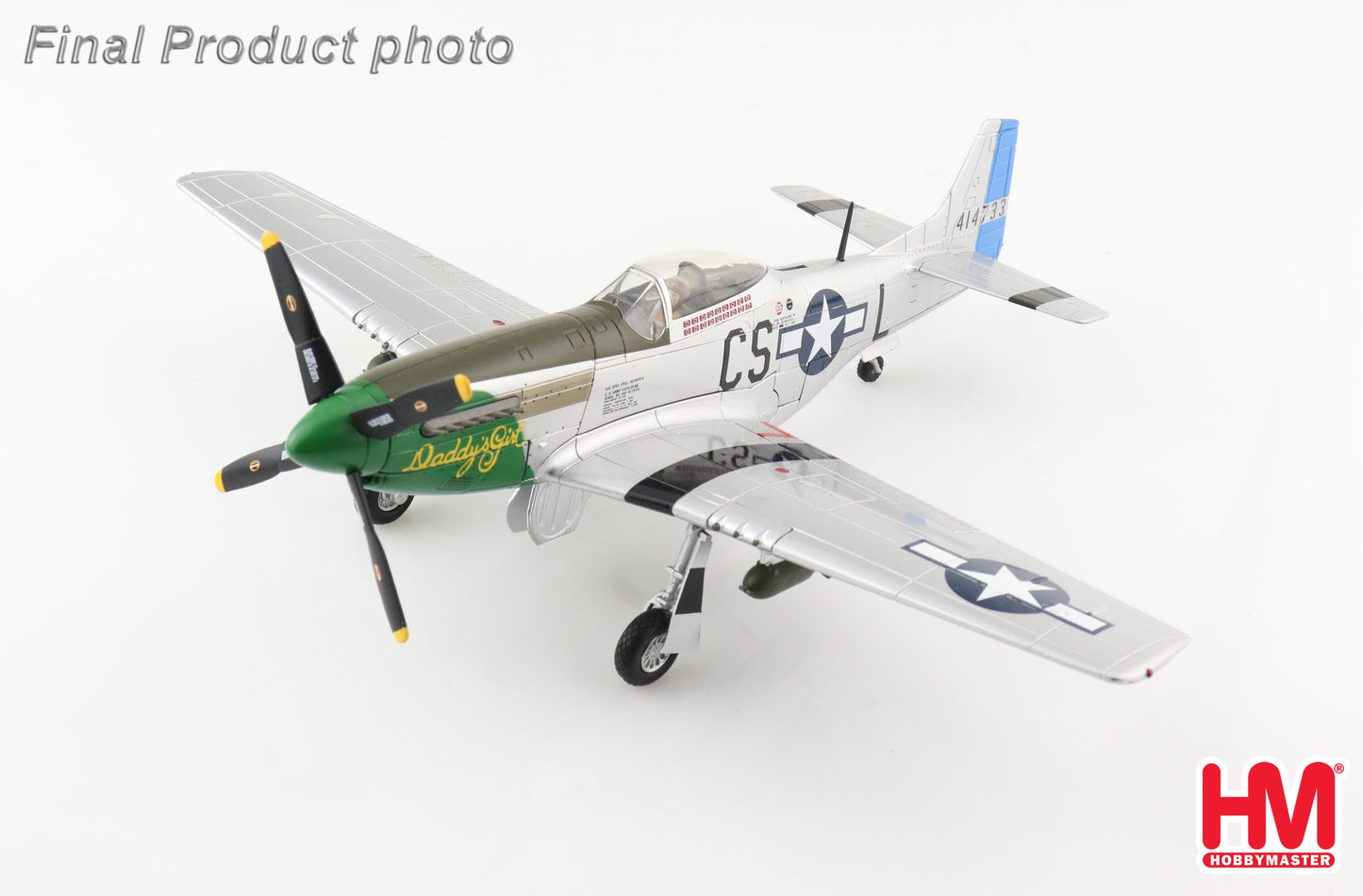 1/48 P-51D Mustang "Daddy's Girl" flown by Major Ray Wetmore 370th FS 359th FG East Wretham Norfolk 1945