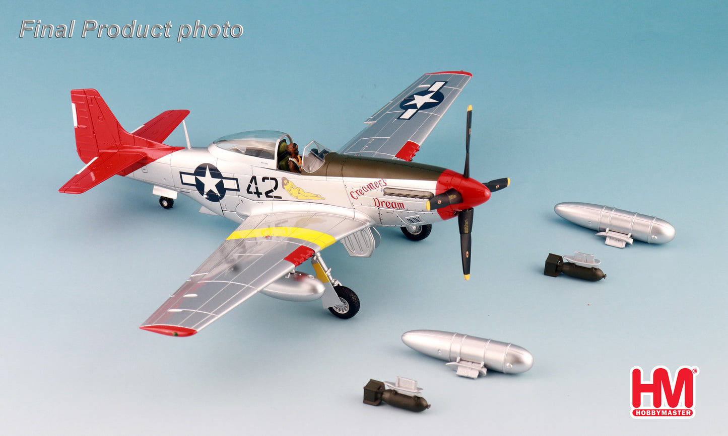 1/48 P-51D "Creamer's Dream" flown by 1st Lt. Charles White 301st FS Ramitelli Italy 1945
