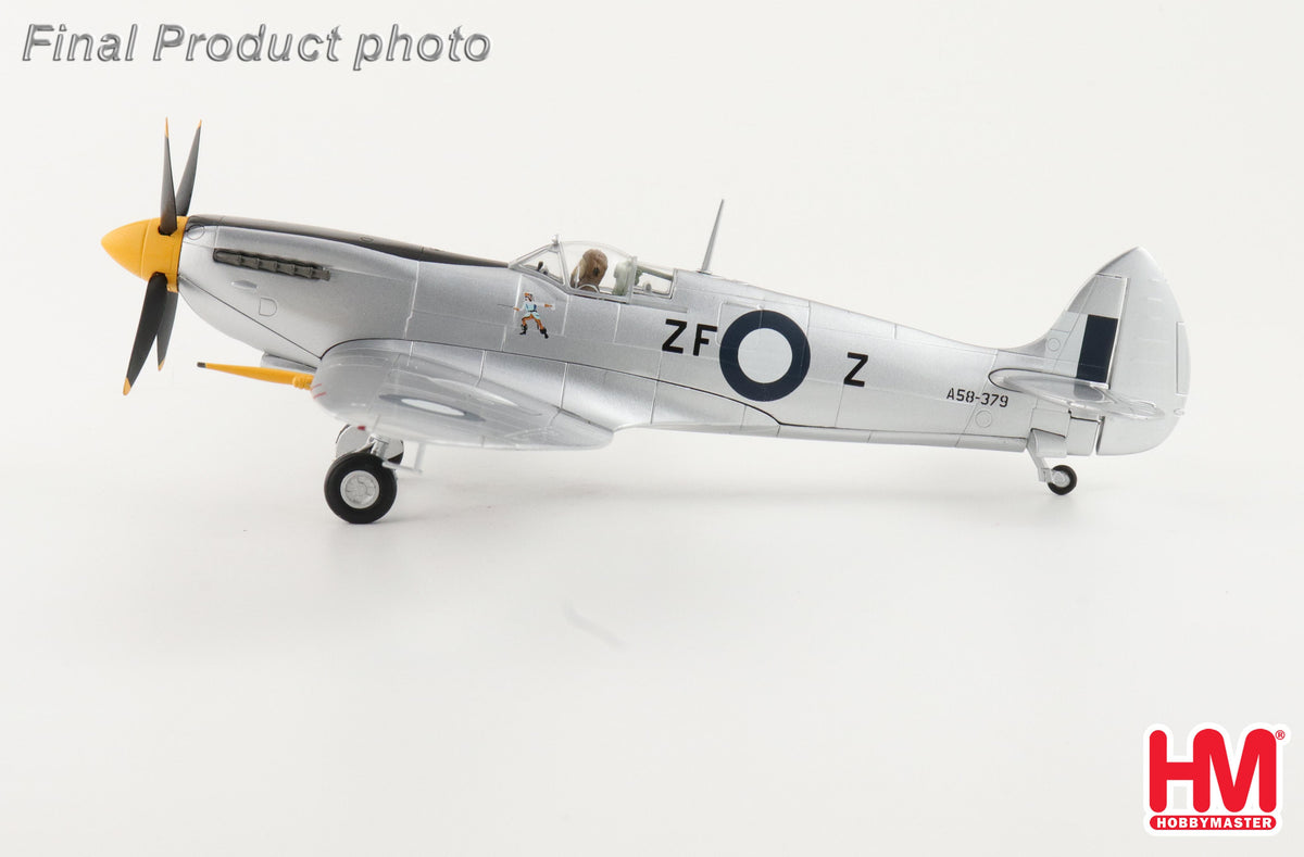 1/48 Spitfire Mk. VIII A53-379 flown by F/L David Glaser No. 549 Sqn. Strauss Airstrip Sept 1944
