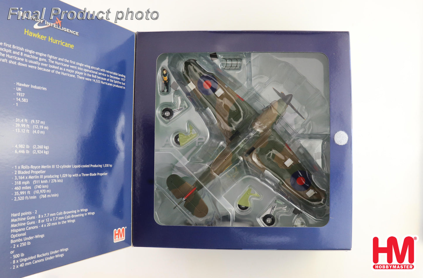 1/48 Hawker Hurricane MK. Ia V7419 S/Ldr Marmaduke Thomas St. John Pattle No 33 Sqn. RAF Greece March - April 1941