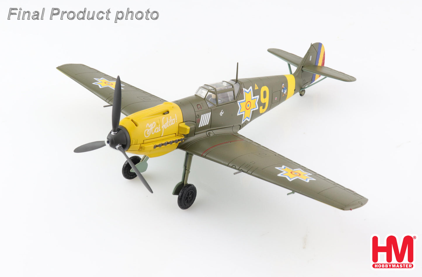 1/48 Bf-109E-3 "Hai Fetito" No.9 Lt. loan Di Cesare Grupul 7 Romanian Air Force Karpovka-Stalingrad Nov 1941