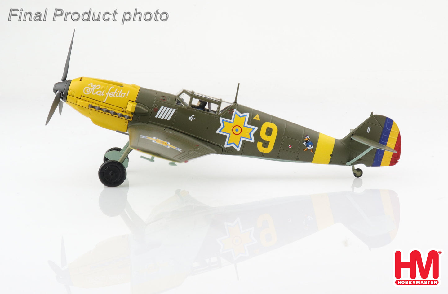 1/48 Bf-109E-3 "Hai Fetito" No.9 Lt. loan Di Cesare Grupul 7 Romanian Air Force Karpovka-Stalingrad Nov 1941