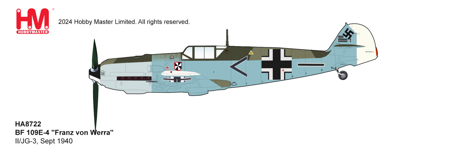 1/48 Bf-109E-4 "Franz von Werra" II/JG-3 Sept 1940