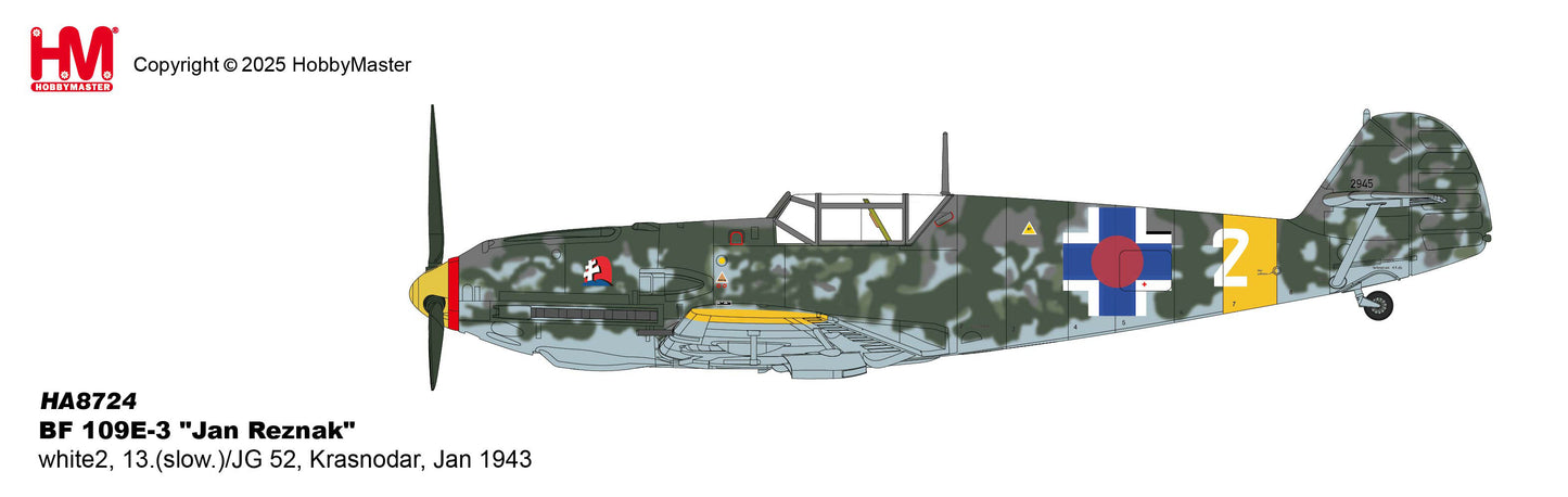 1/48 Bf-109E-3 "Jan Reznak" White2 13.(slow.)/JG 52 Krasnodar Jan 1943