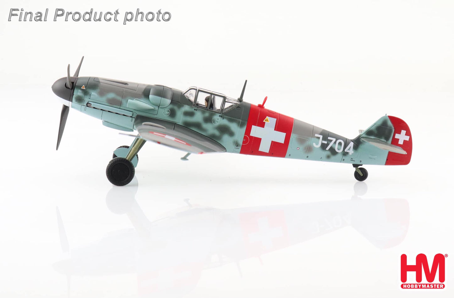 1/48 Bf-109G-6 J-704 7 Fliegerkompanie Swiss Air Force 1944